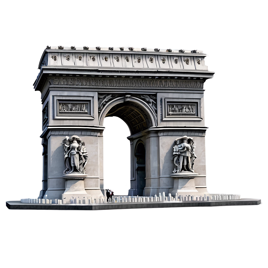 Arc De Triomphe Monument Png 06232024 PNG