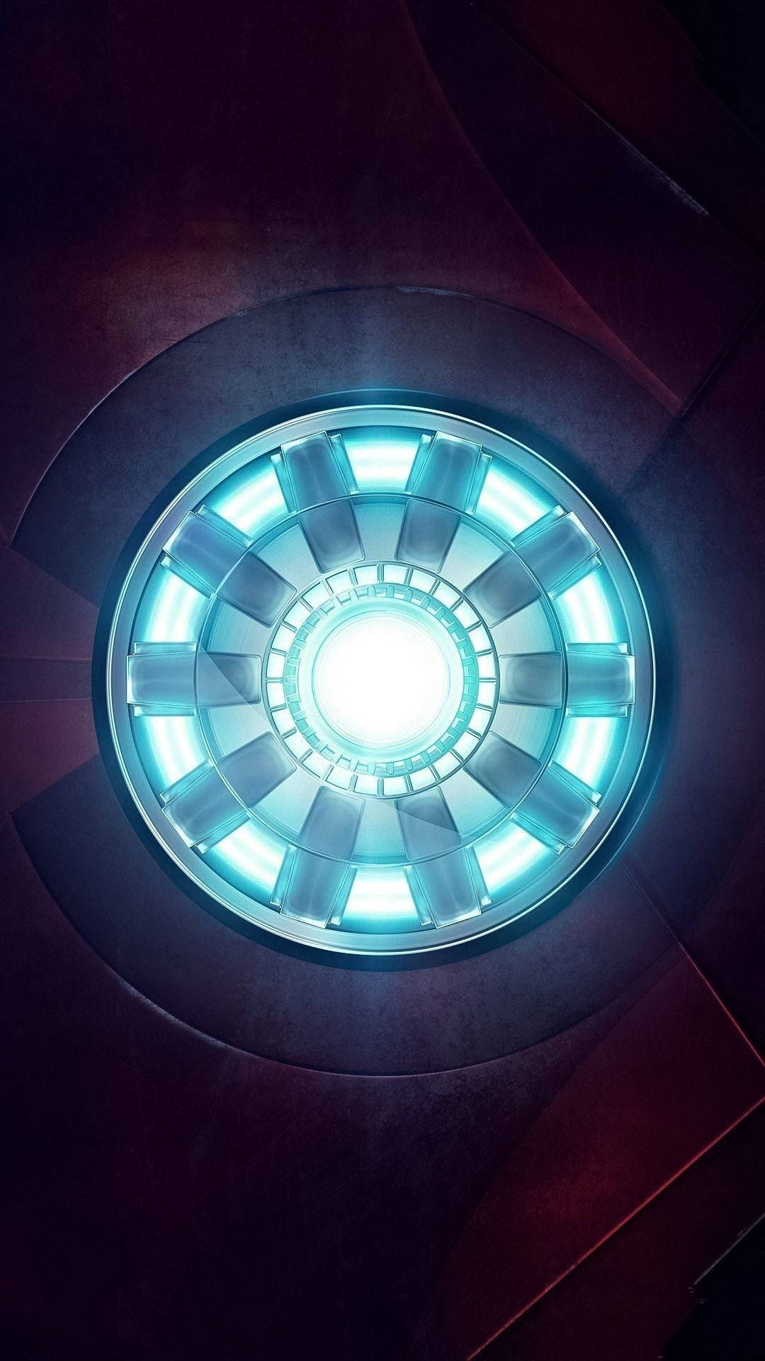 Arc Reactor Iron Man Phone Wallpaper