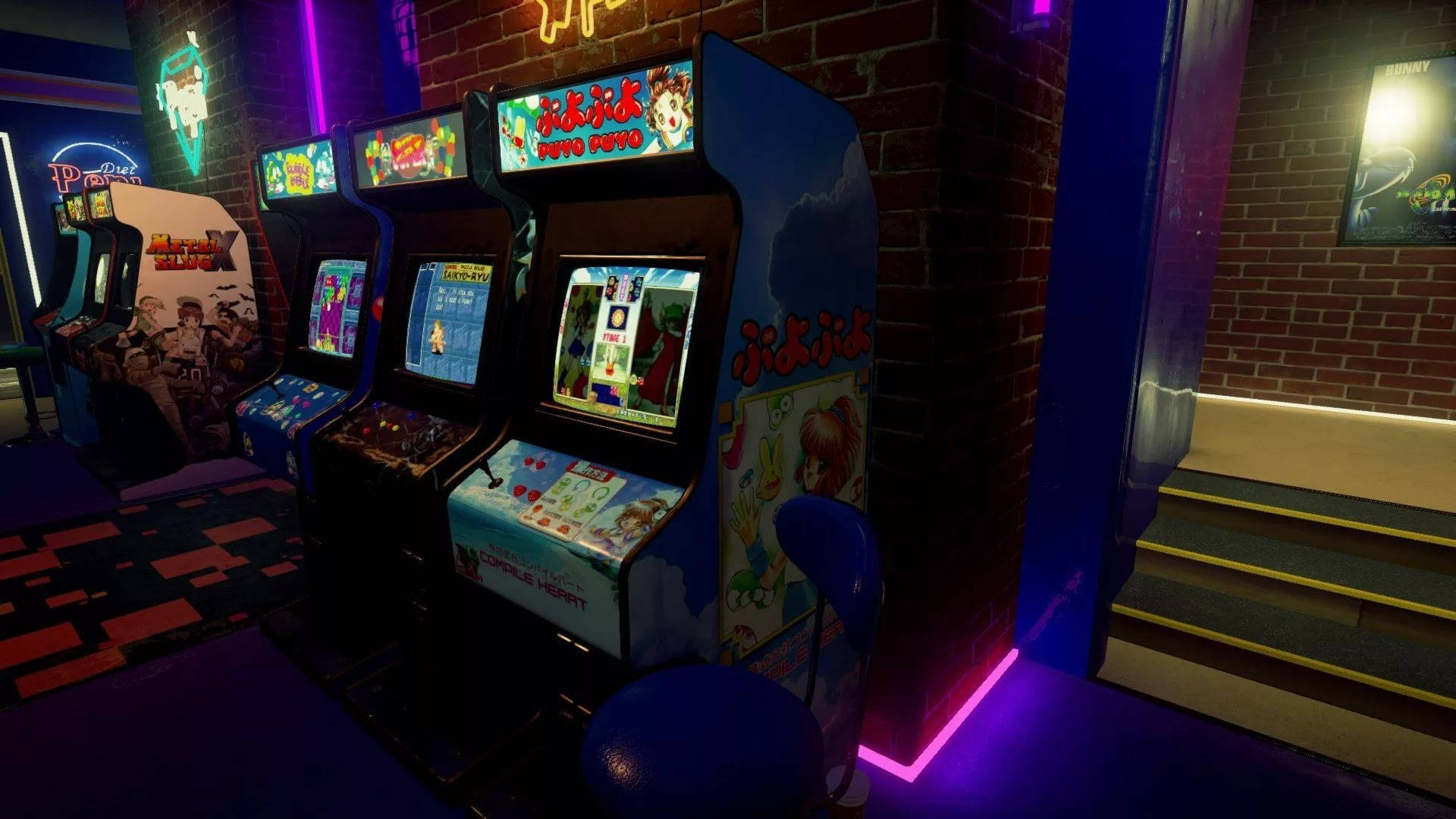 Disfrutandode Los Juegos Clásicos De Arcade Fondo de pantalla