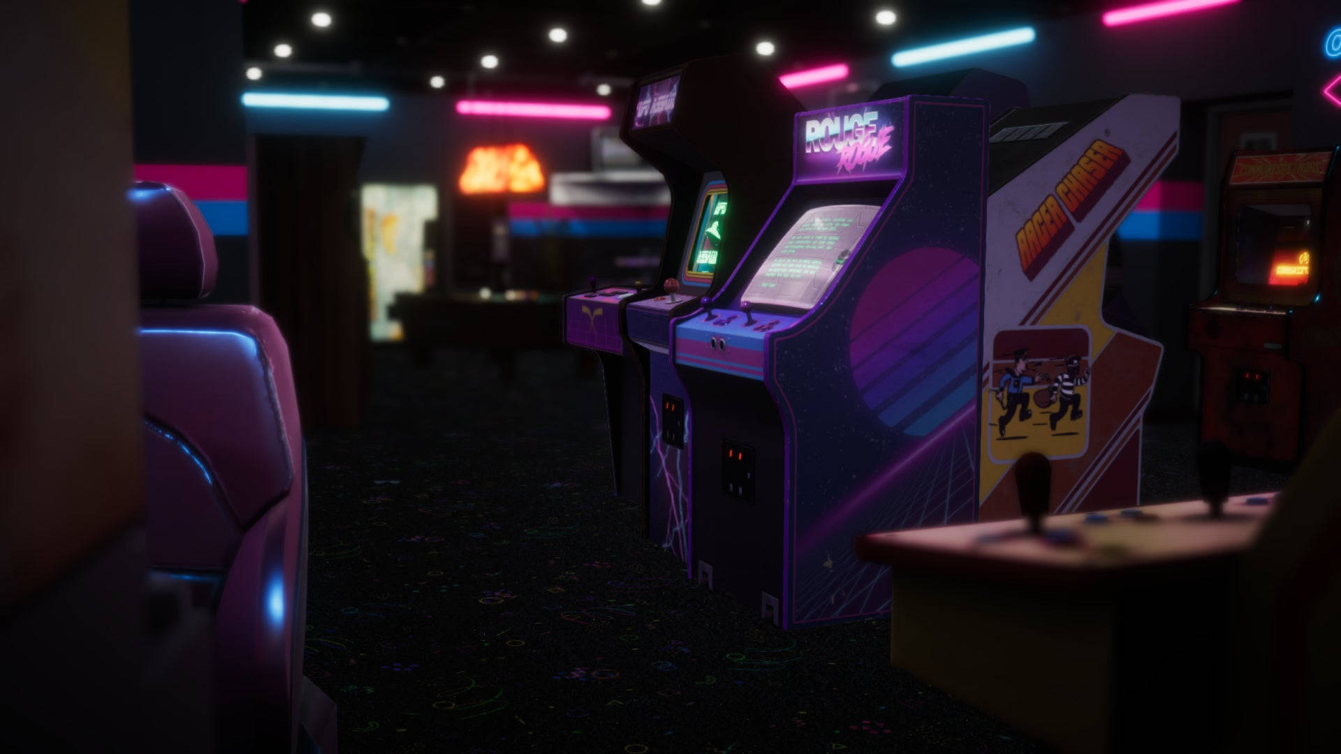 Disfrutala Emoción De Una Diversión De Juegos Interminable Con El Arcade. Fondo de pantalla