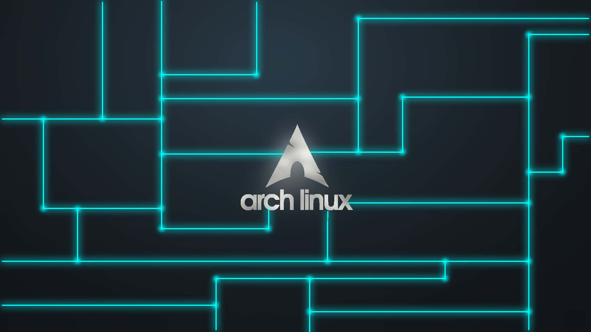 Elegantefondo De Pantalla Para El Escritorio De Arch Linux. Fondo de pantalla