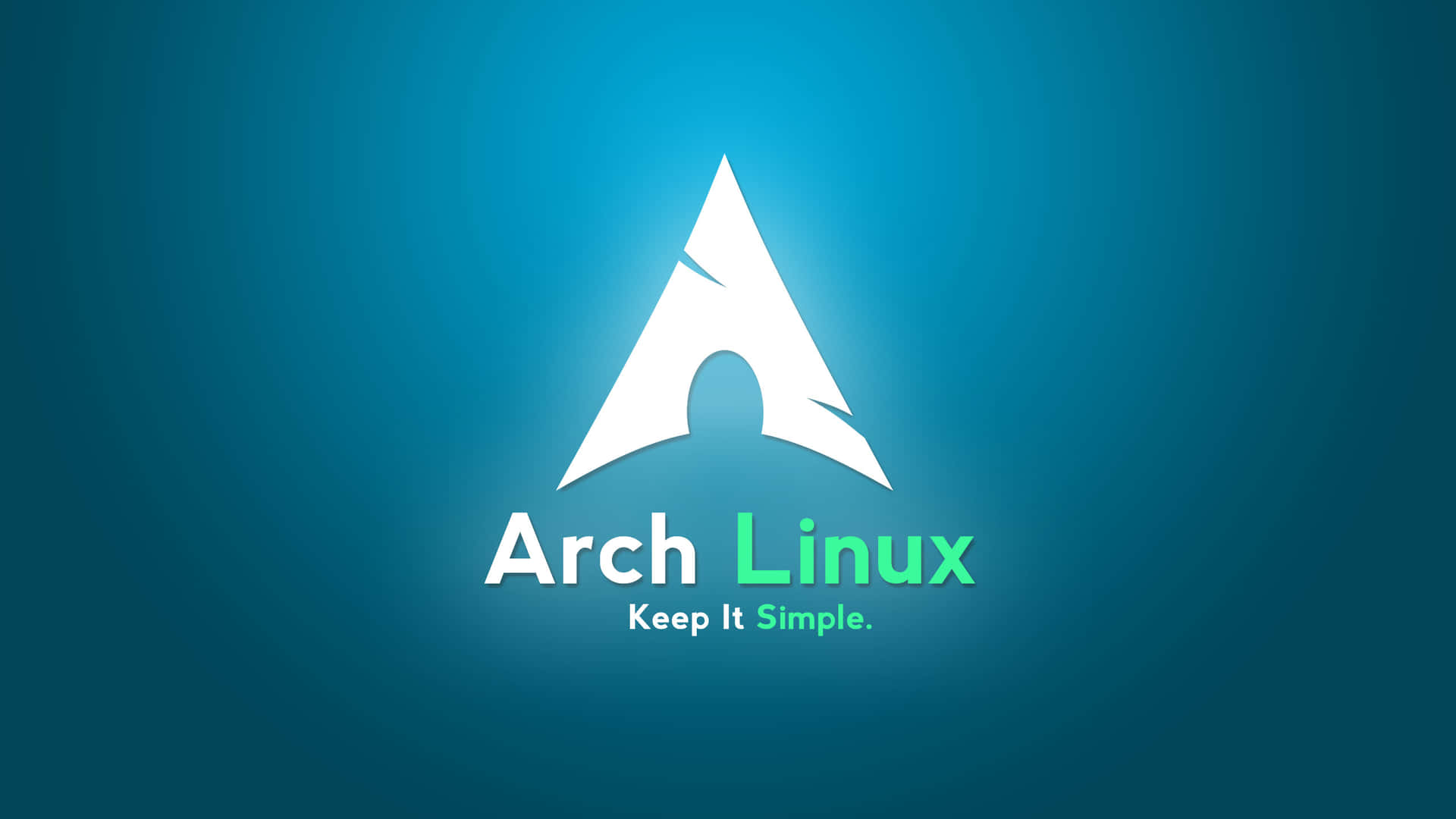 Fondode Pantalla De Arch Linux En Una Pantalla De 2560x1440. Fondo de pantalla