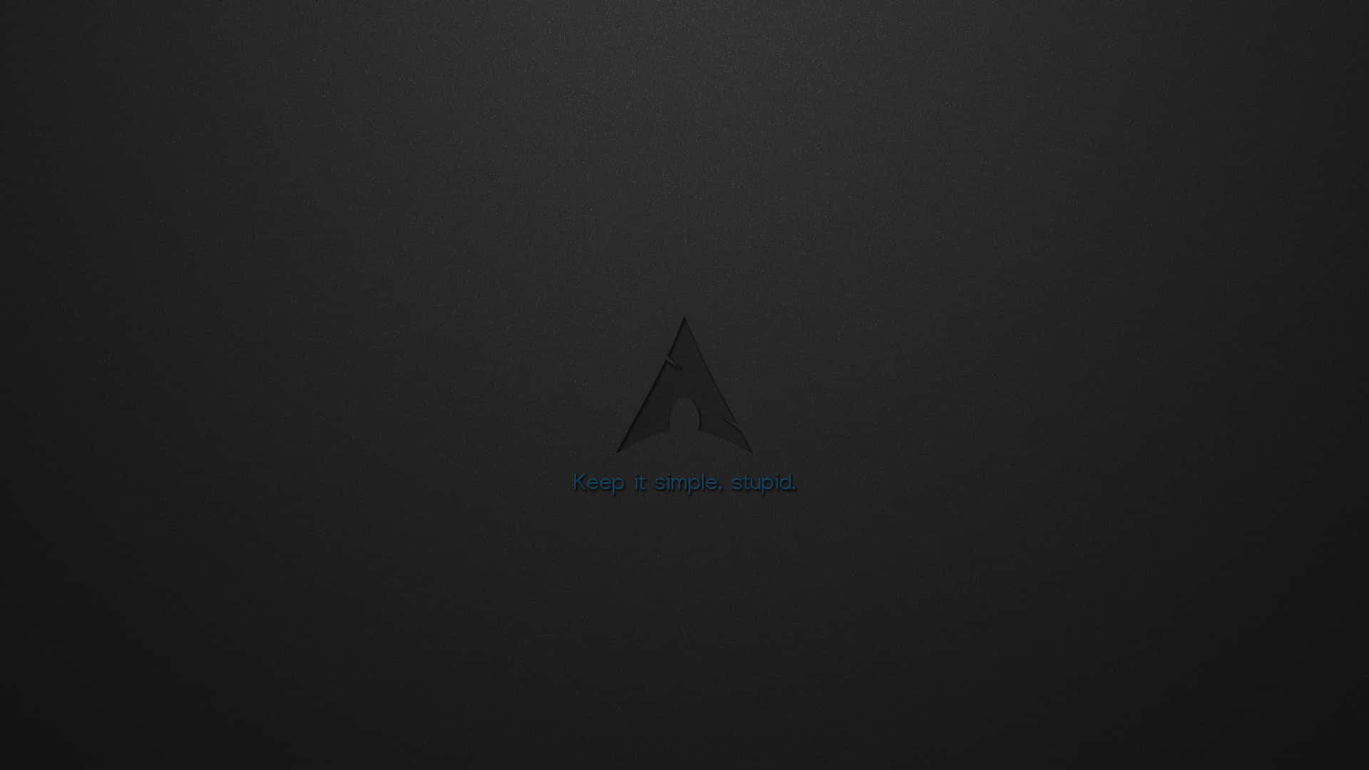 Arch Linux - The Power of Simplicity Wallpaper