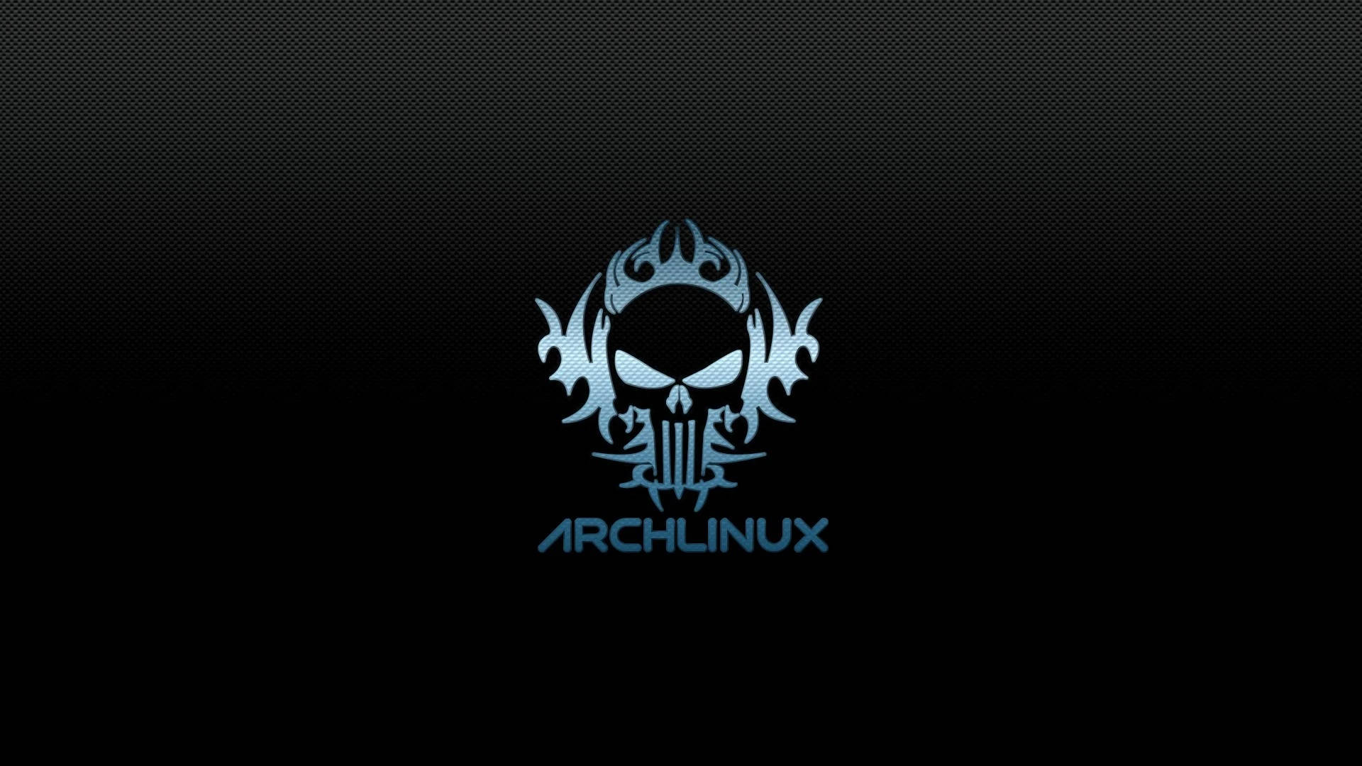 Arch Linux OS Skull Wallpaper
