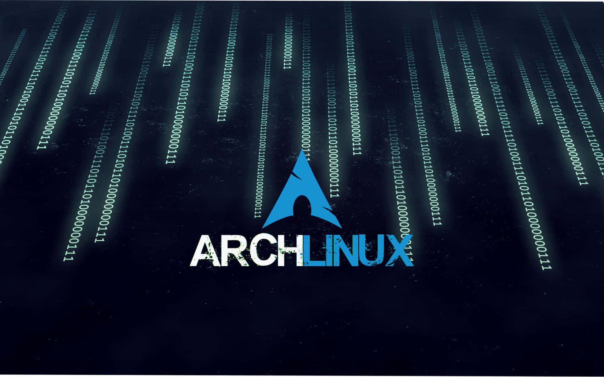 Arch Linux Powered Workspace Environment Wallpaper
