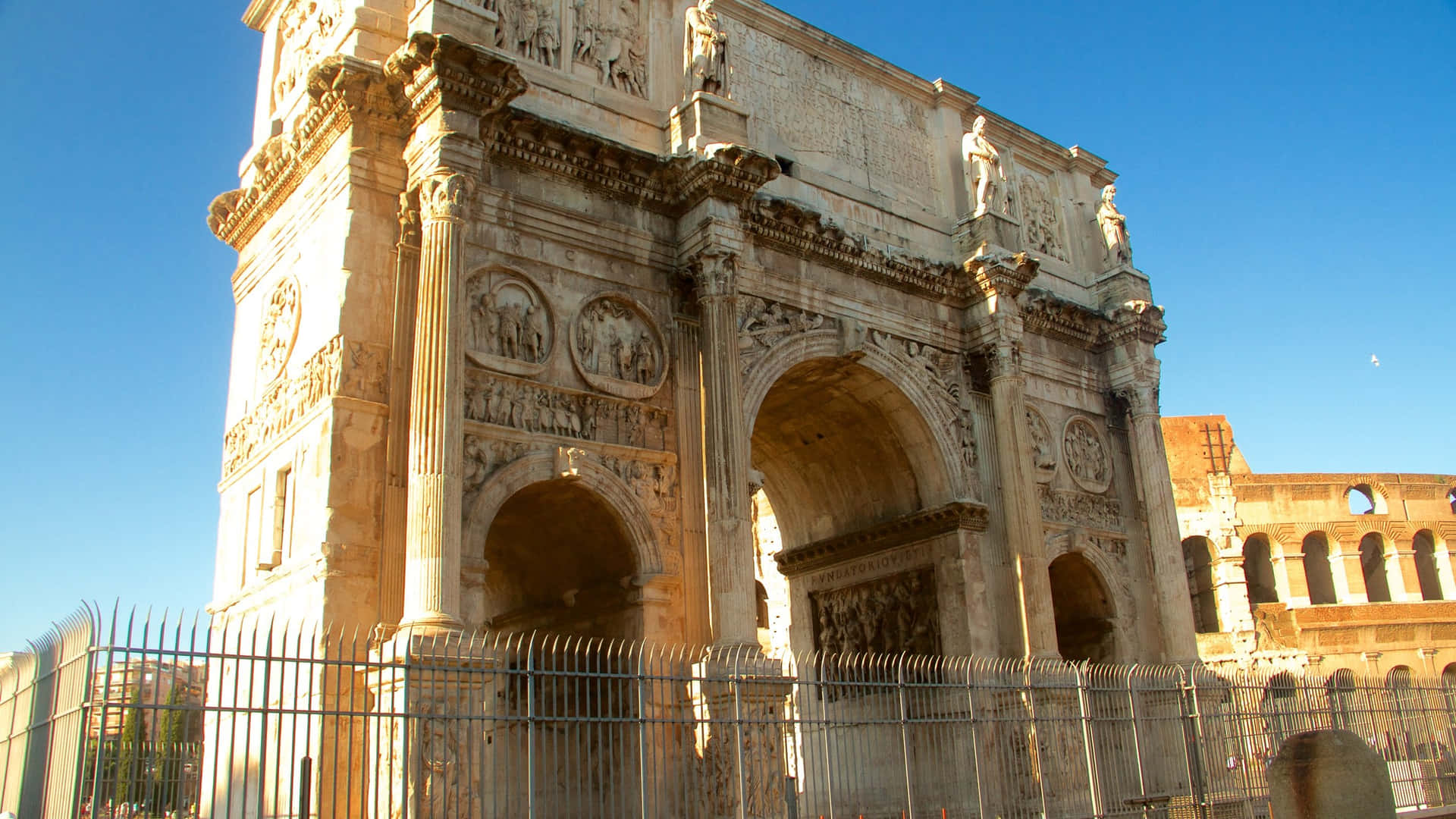 Arch Of Constantine At Golden Hour Picture
