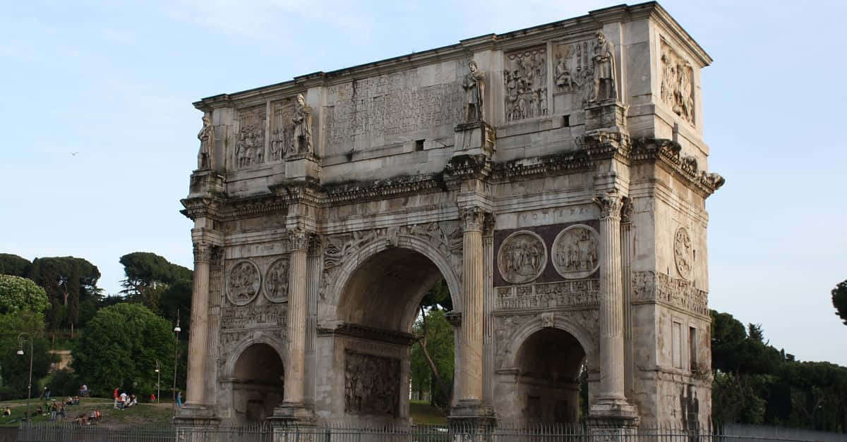 Arch Of Constantine From An Angle Wallpaper