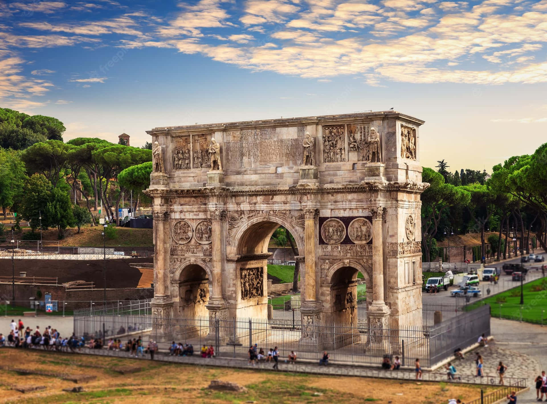 Arch Of Constantine Hdr Photo Picture