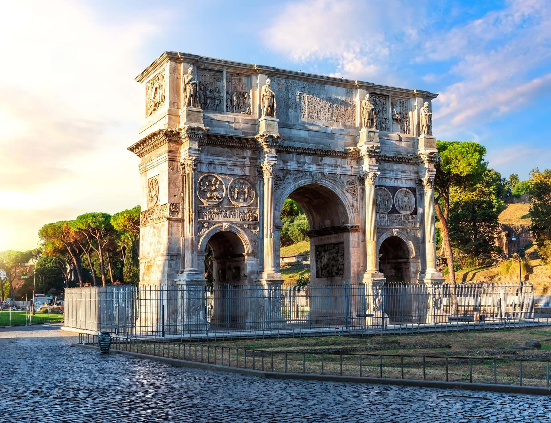 Arch Of Constantine In Rome Wallpaper