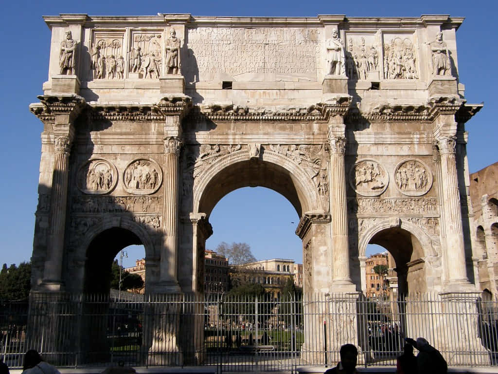Arch Of Constantine Up Close Picture