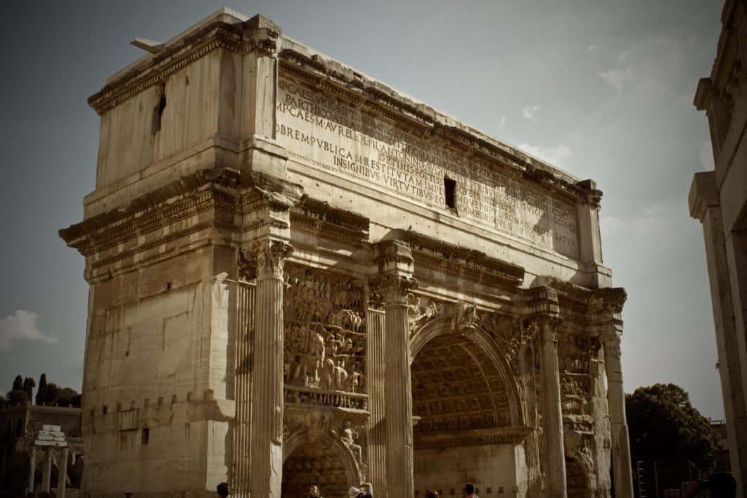 Arch Of Constantine Vintage Photo Wallpaper