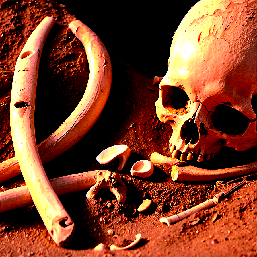 Archaeology Finds Bones Png 05242024 PNG