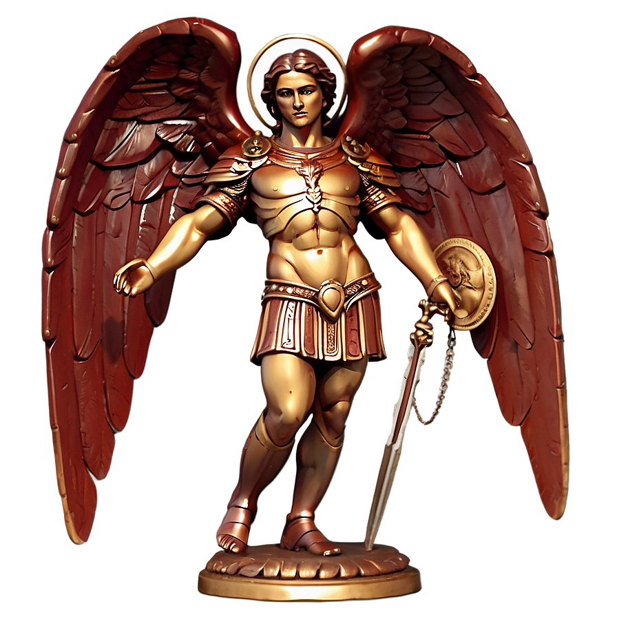 Archangel Michael Statue Png Ivg PNG