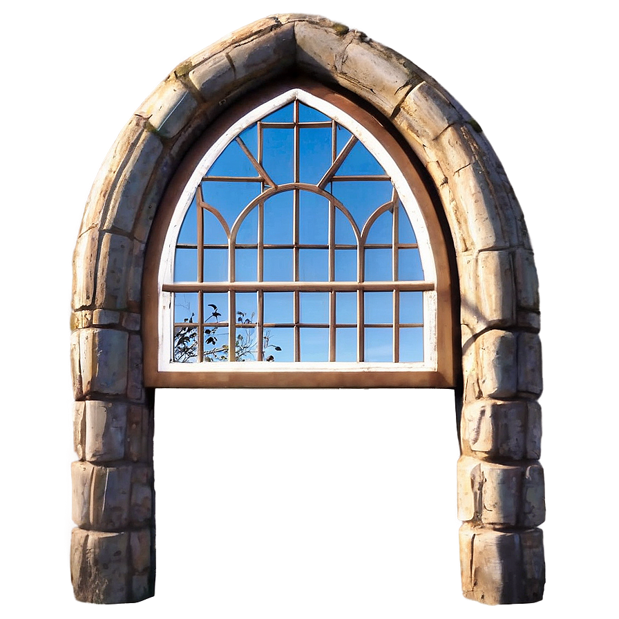 Arched Cathedral Window Png 5 PNG