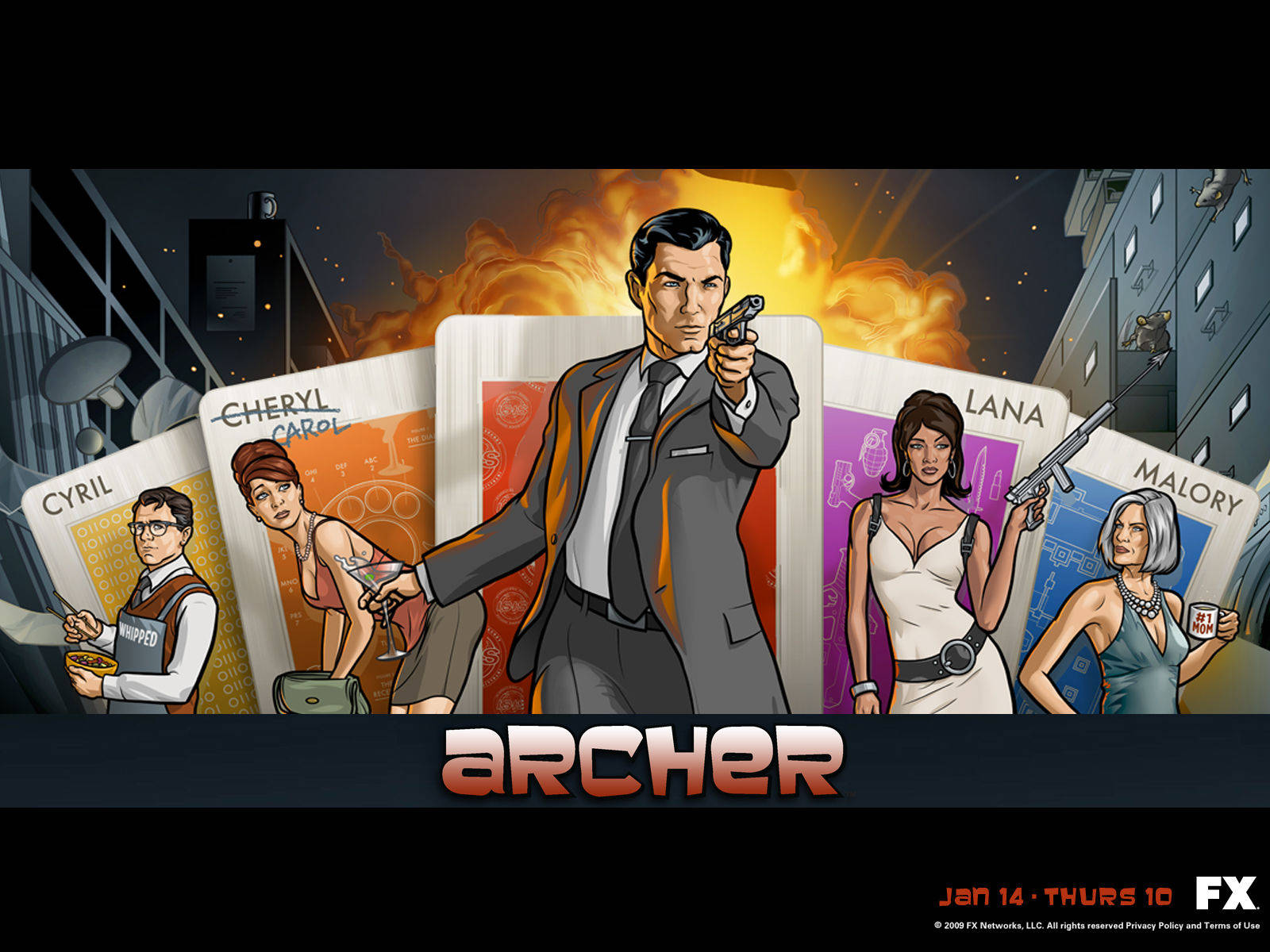 Archer Season 1 Poster Wallpaper