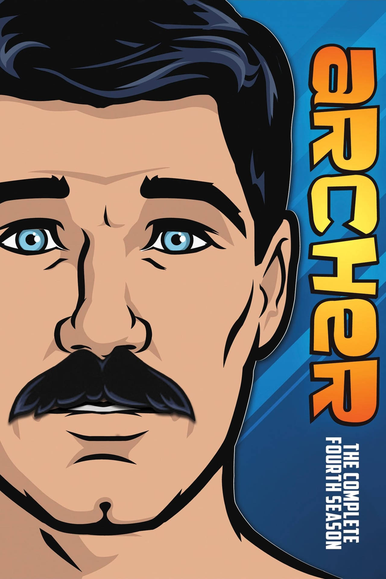 Sterling Archer ready for action - Archer Season 4 DVD Poster Wallpaper