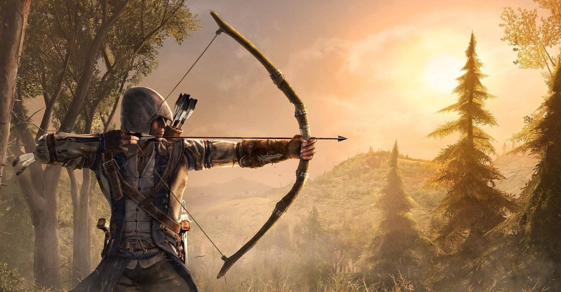 Archery Assassin's Creed Sunset Wallpaper