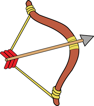 Archery Bowand Arrow Vector PNG