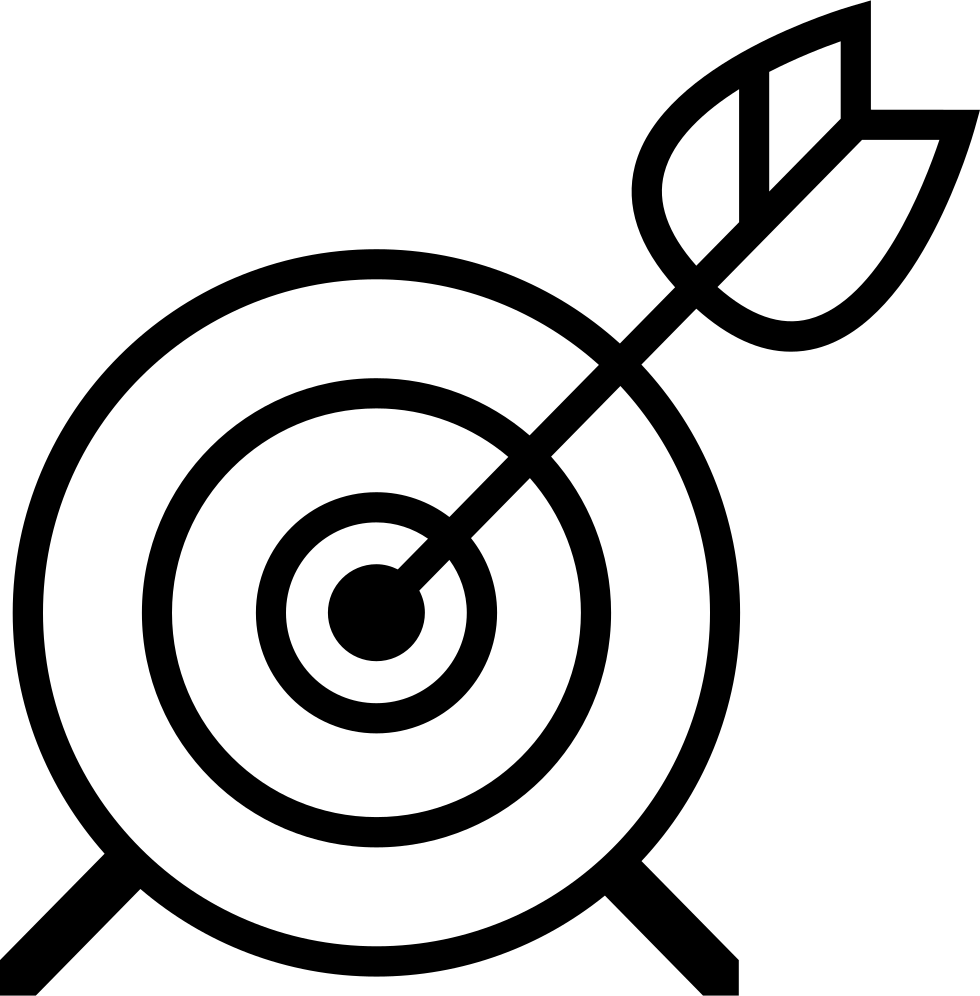 Archery Bullseye Icon PNG