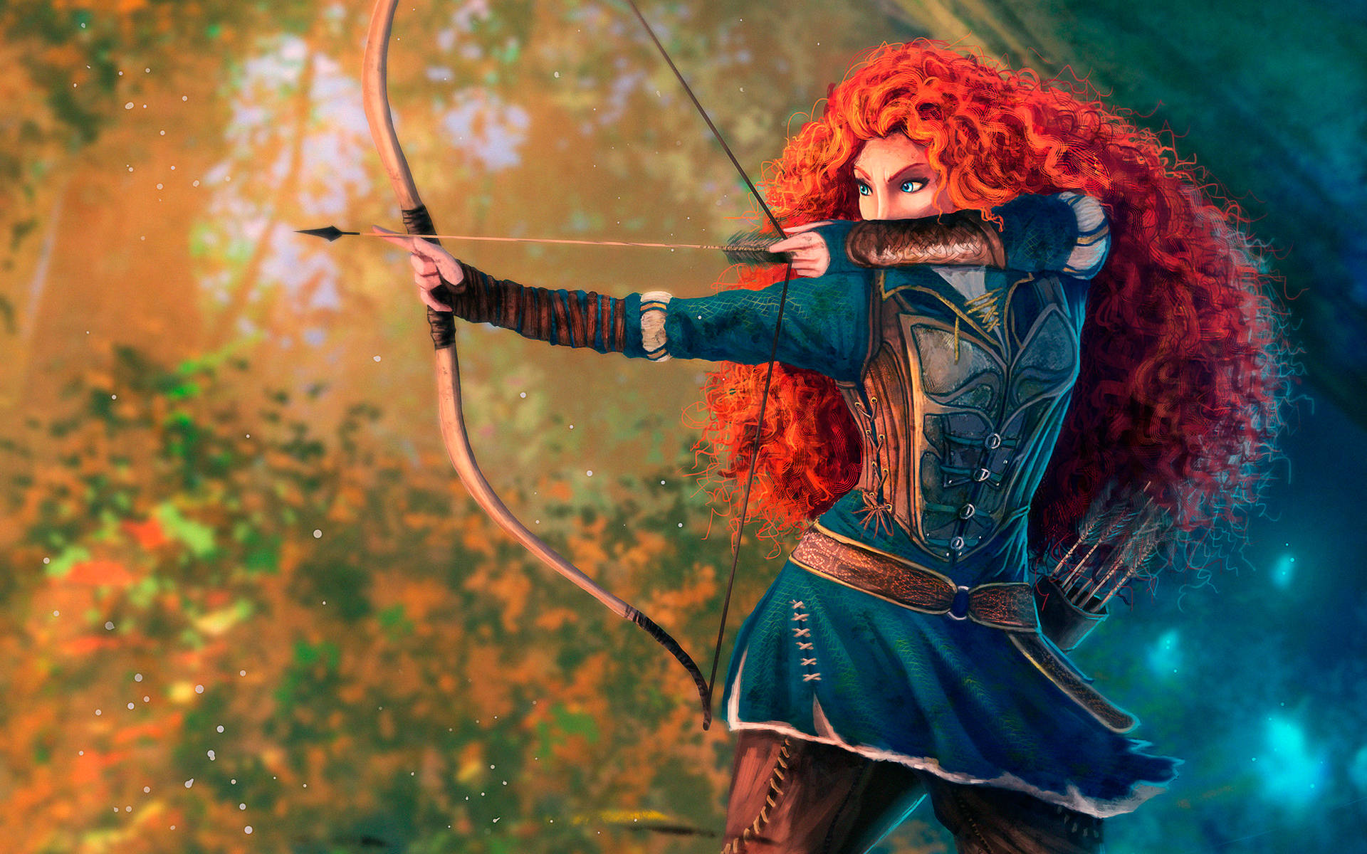 Archery Merida From Brave Wallpaper