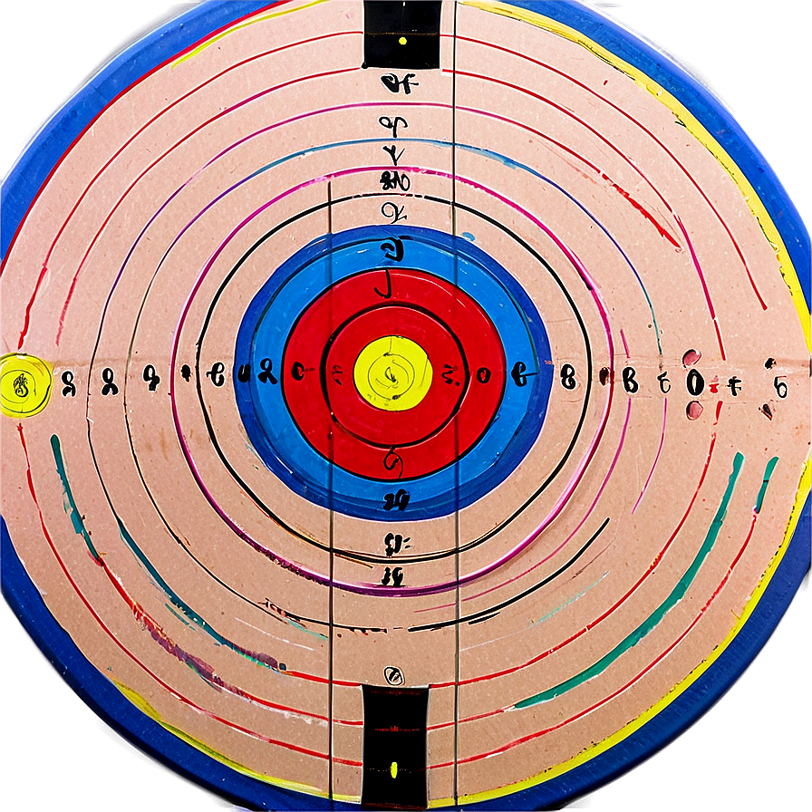 Archery Target Shoot Png 06242024 PNG