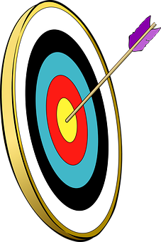 Archery Targetwith Arrow PNG