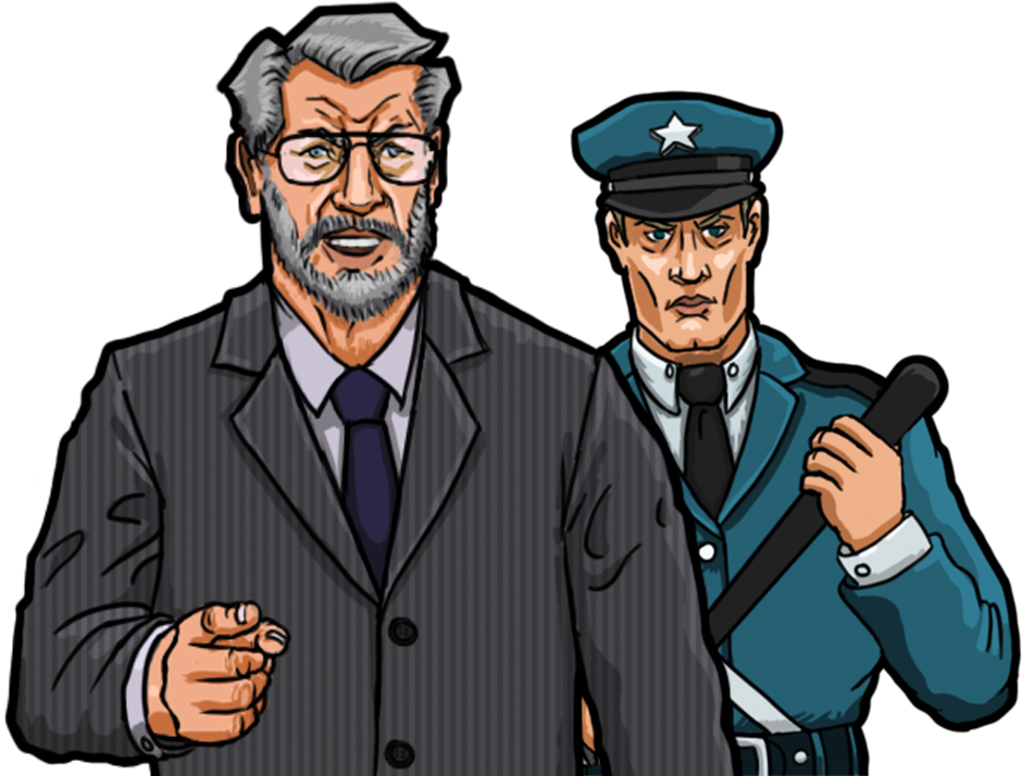 Architectand Security Guard Illustration PNG