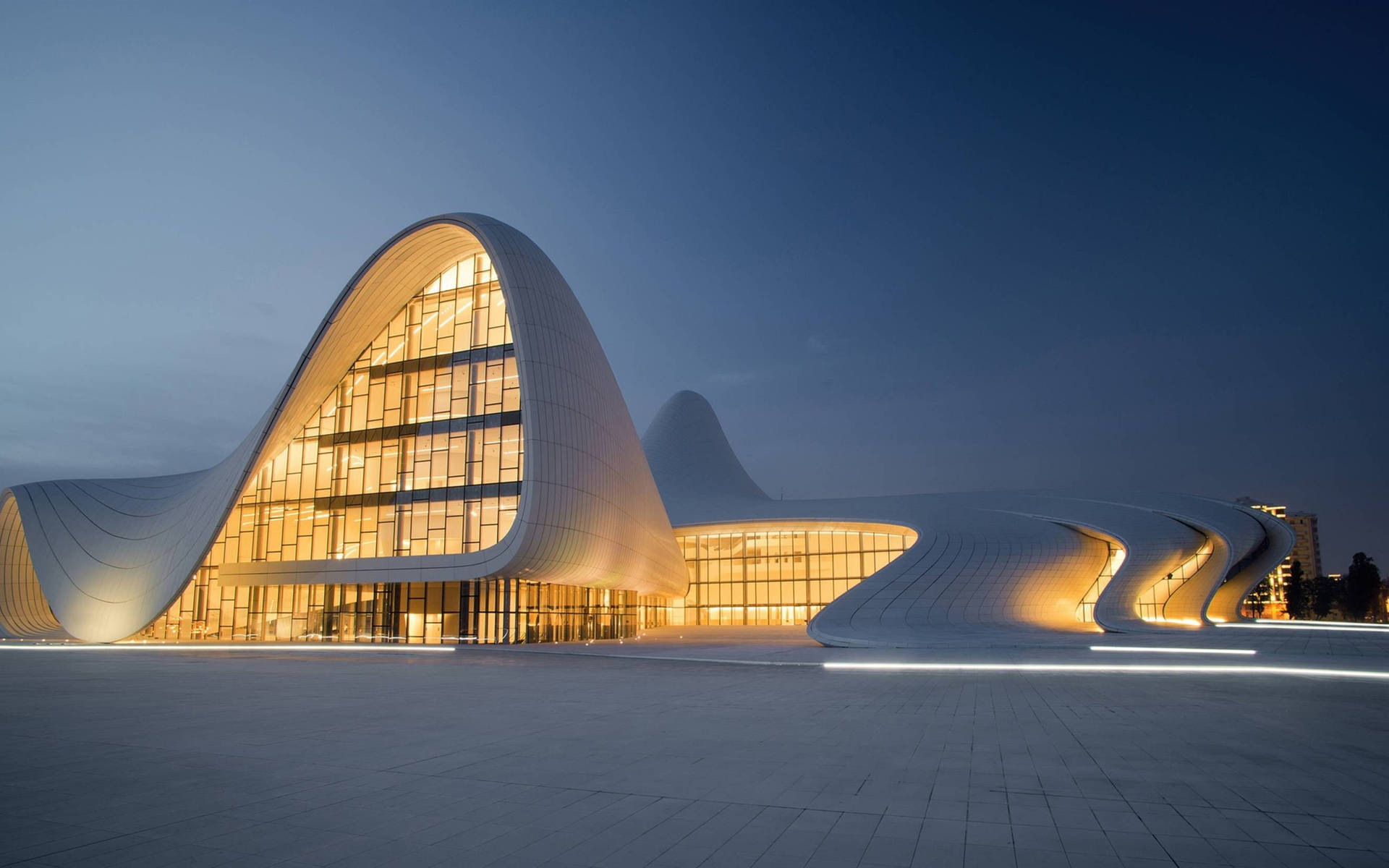 Architecture Heydar Aliyev Center Wallpaper