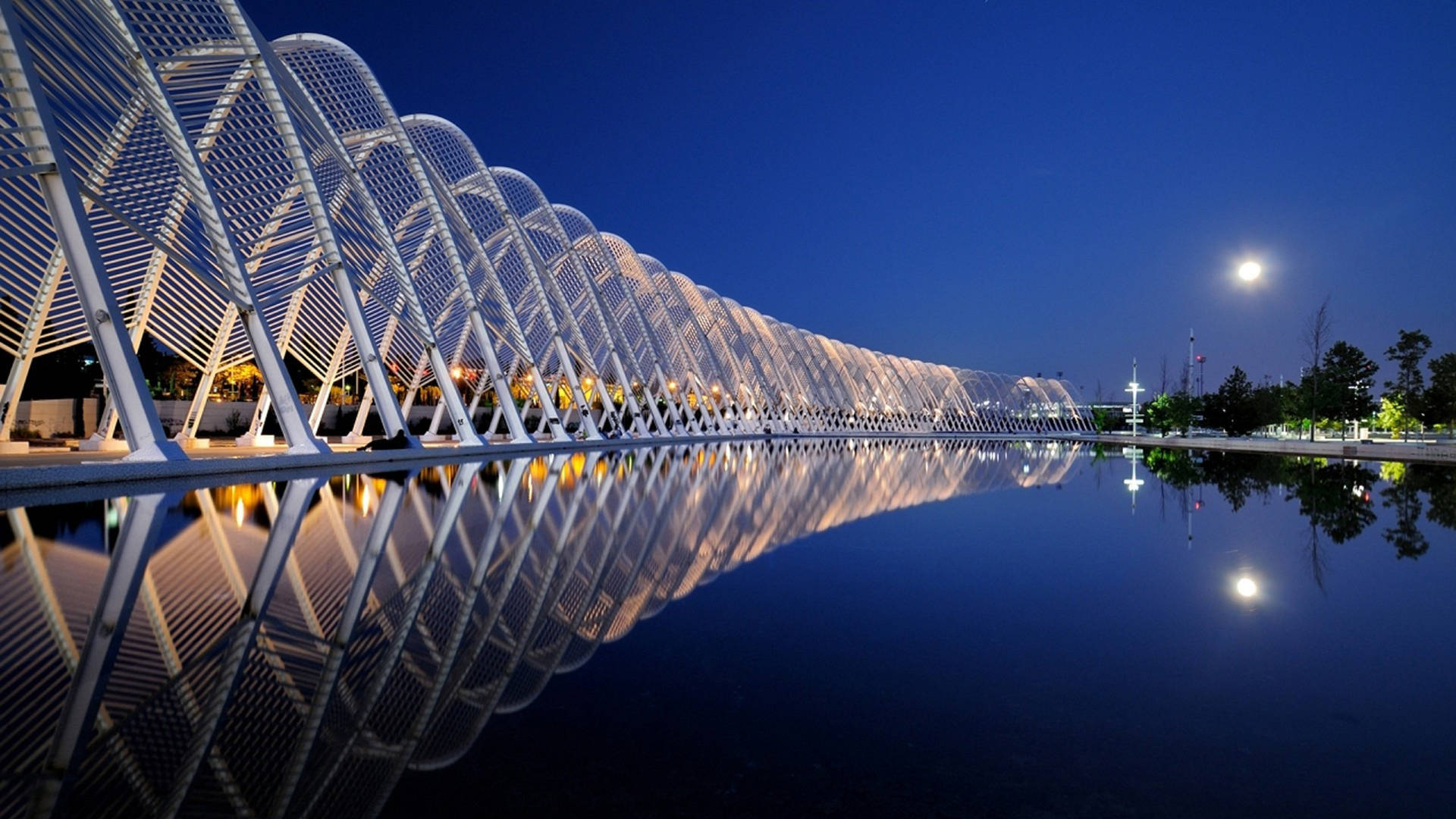 Architecture Olympic Center Athens Wallpaper