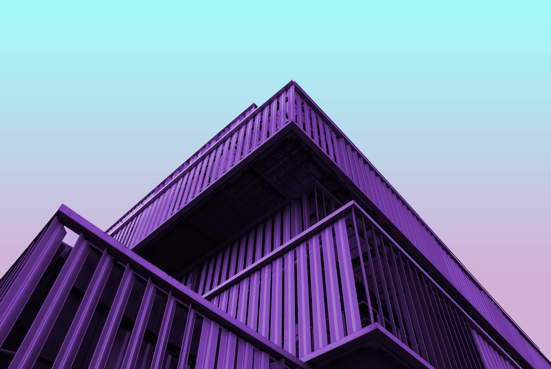 Architecture Purple Aesthetic Wallpaper