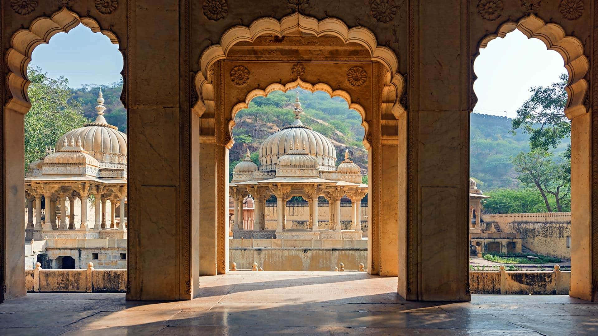 Architetturae Paesaggio Affascinanti Del Rajasthan