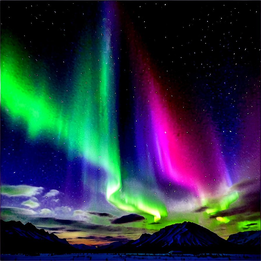 Download Arctic Aurora Borealis Png 06242024 | Wallpapers.com