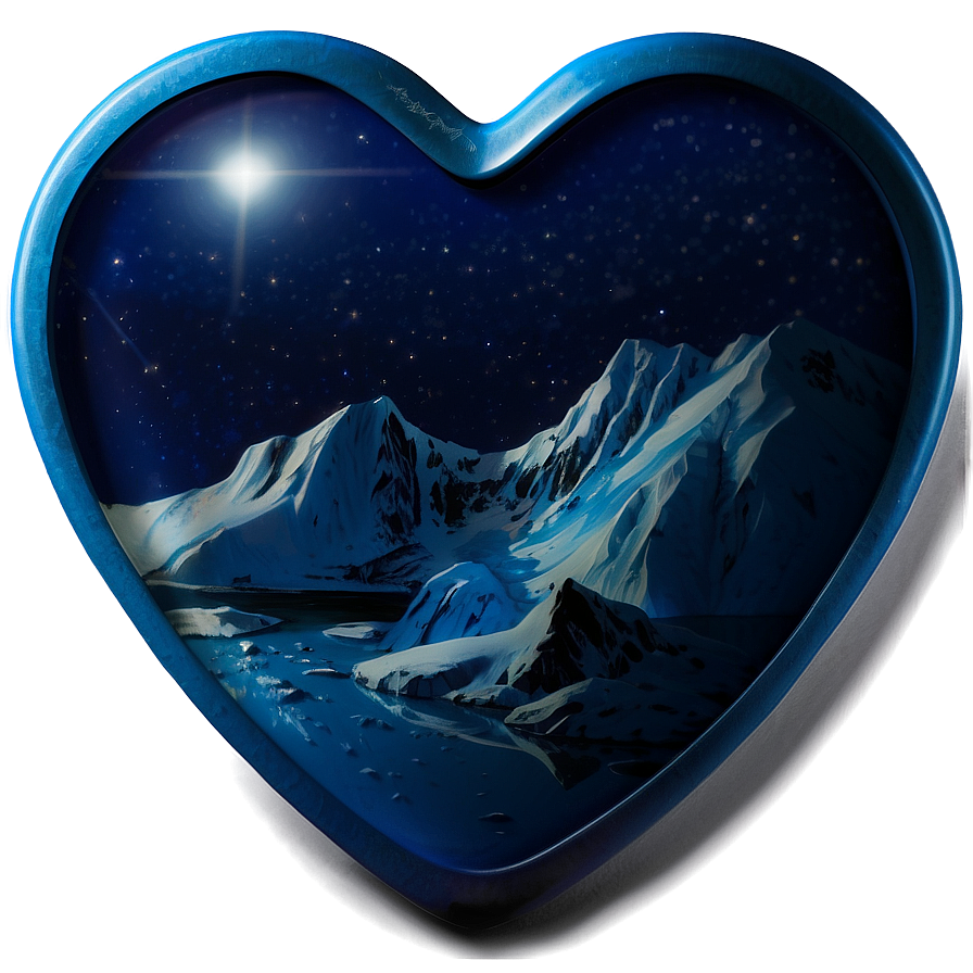 Arctic Blue Heart Icon Png Frj73 PNG