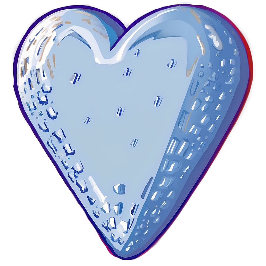 Arctic Blue Heart Icon Png Wtr28 PNG
