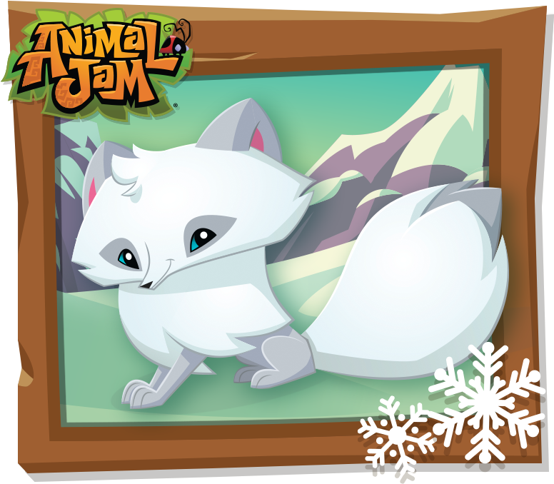 Arctic Fox Animal Jam Game PNG