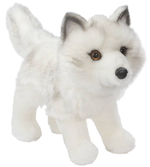 Arctic Fox Plush Toy PNG