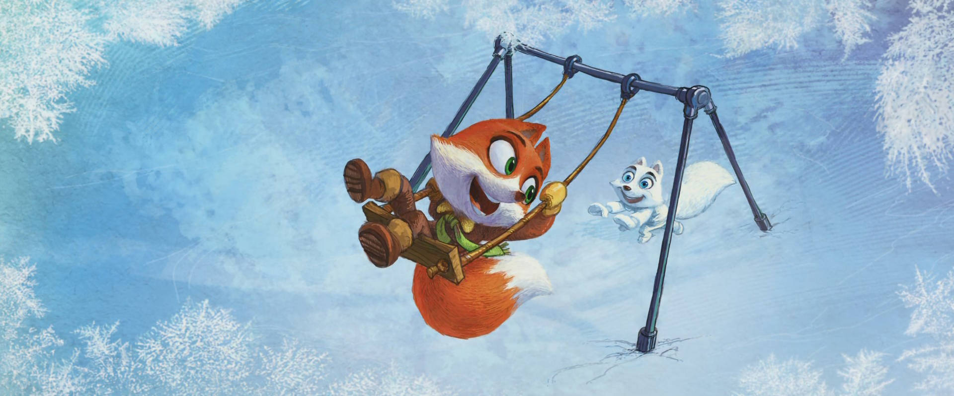 Arctic Justice On The Swing Wallpaper