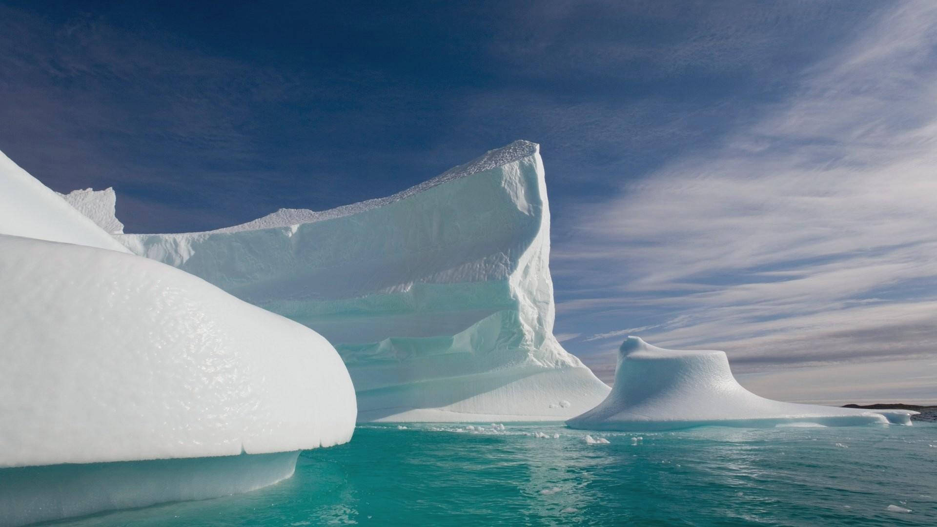 Formaçãomajestosa De Gelo Ártico. Papel de Parede