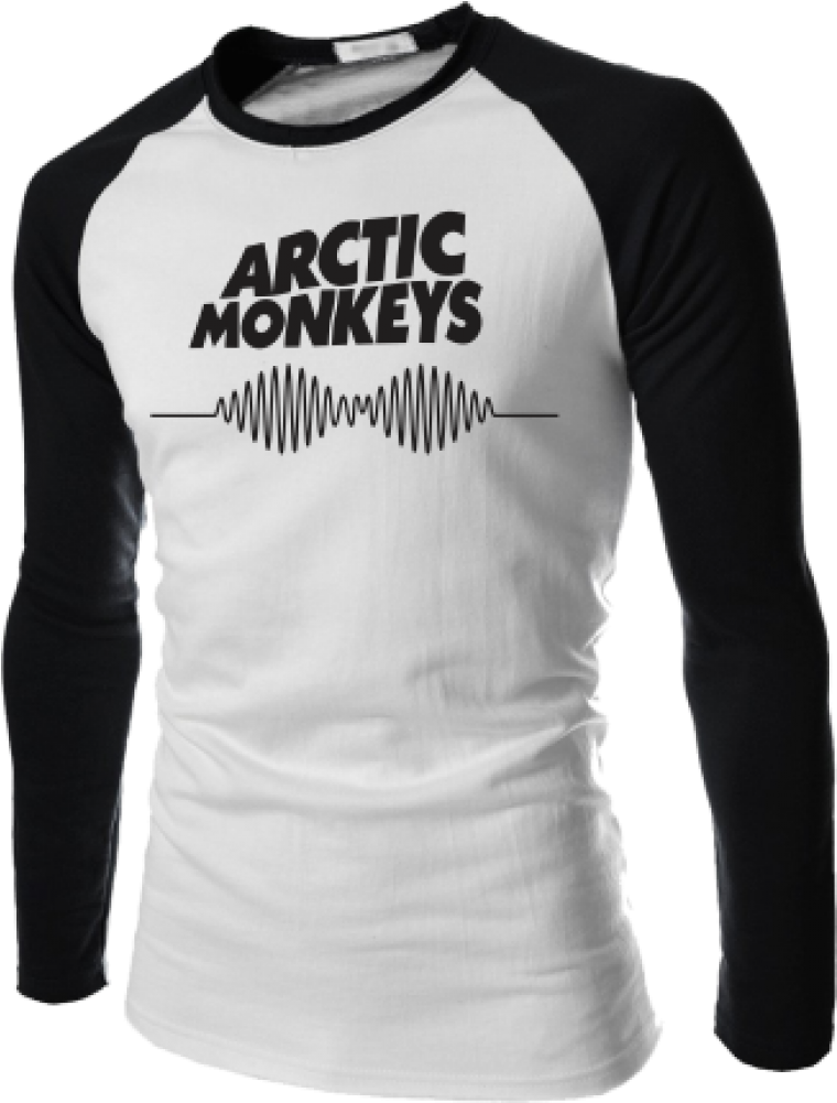 Arctic Monkeys Band Graphic Raglan Shirt PNG
