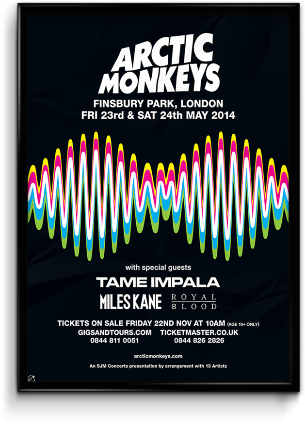 Arctic Monkeys Finsbury Park Concert2014 PNG