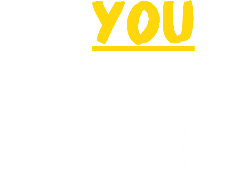 Are You Feeling Stressed Text PNG