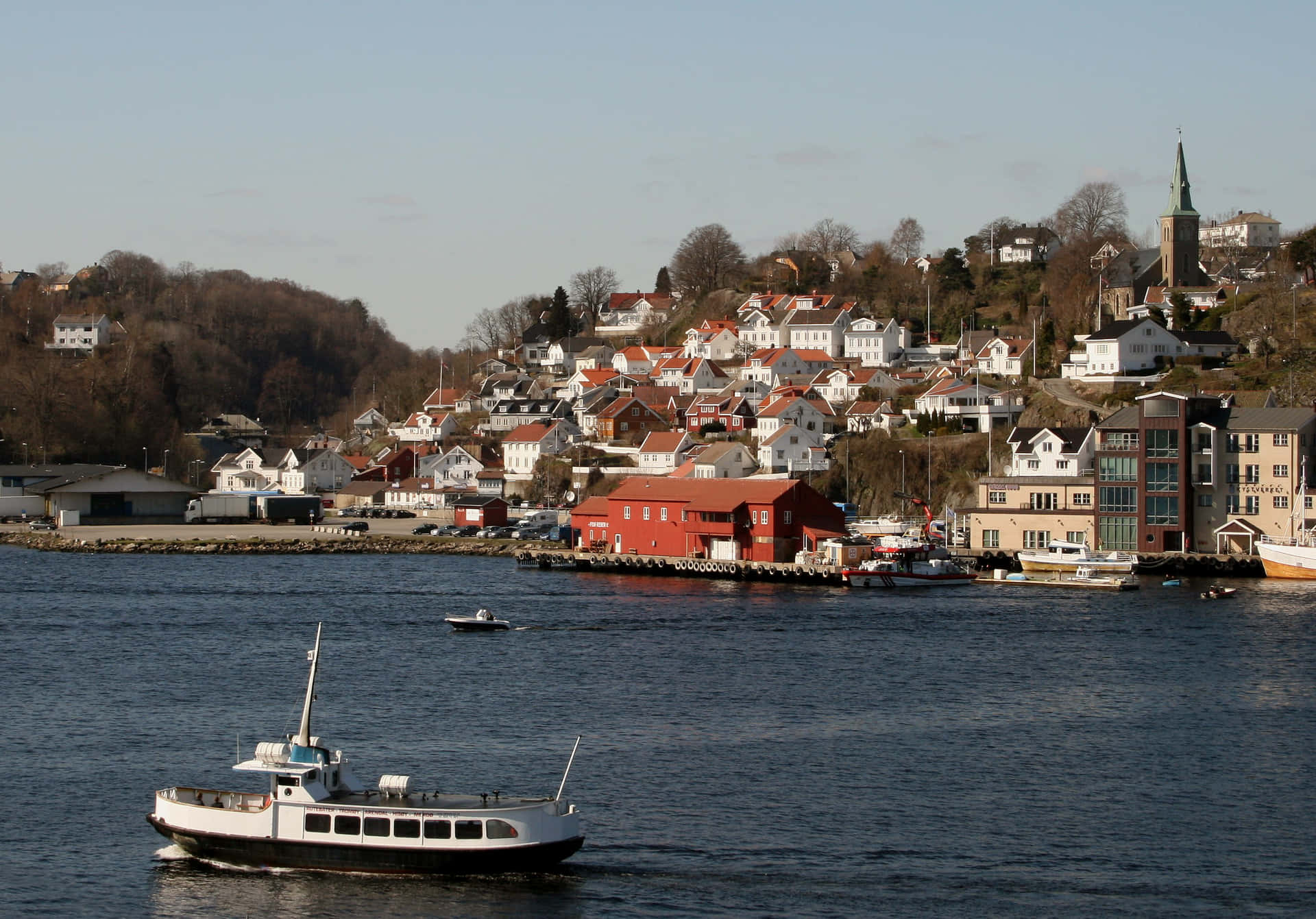 Arendal Waterfrontand Architecture Wallpaper