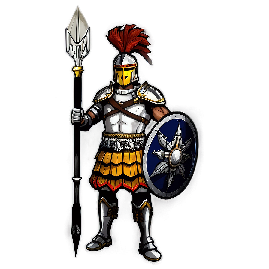 Ares In Battle Gear Png Bnw PNG