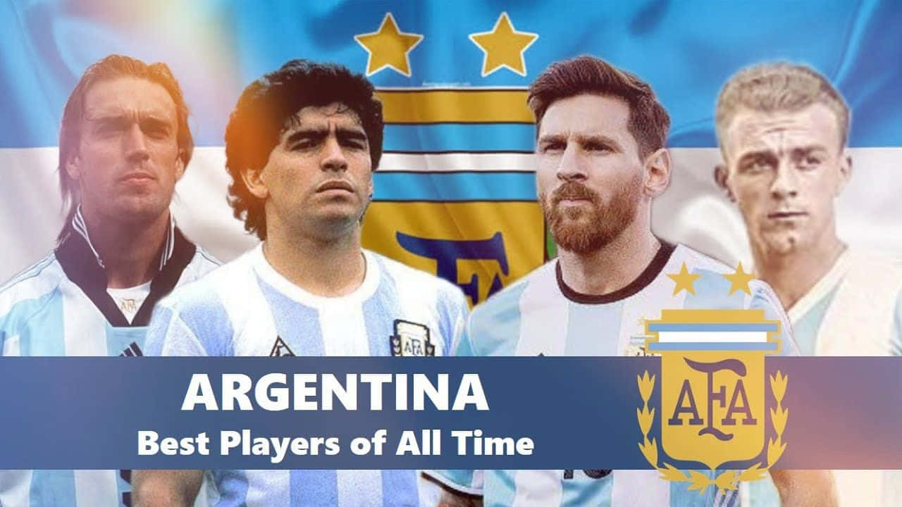 Argentina Best Players Of All Time Mario Kempes Wallpaper