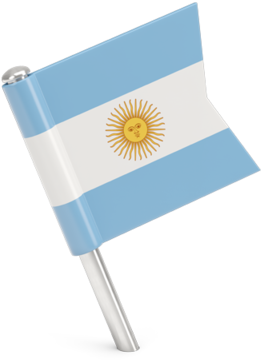 Argentina National Flag Graphic PNG