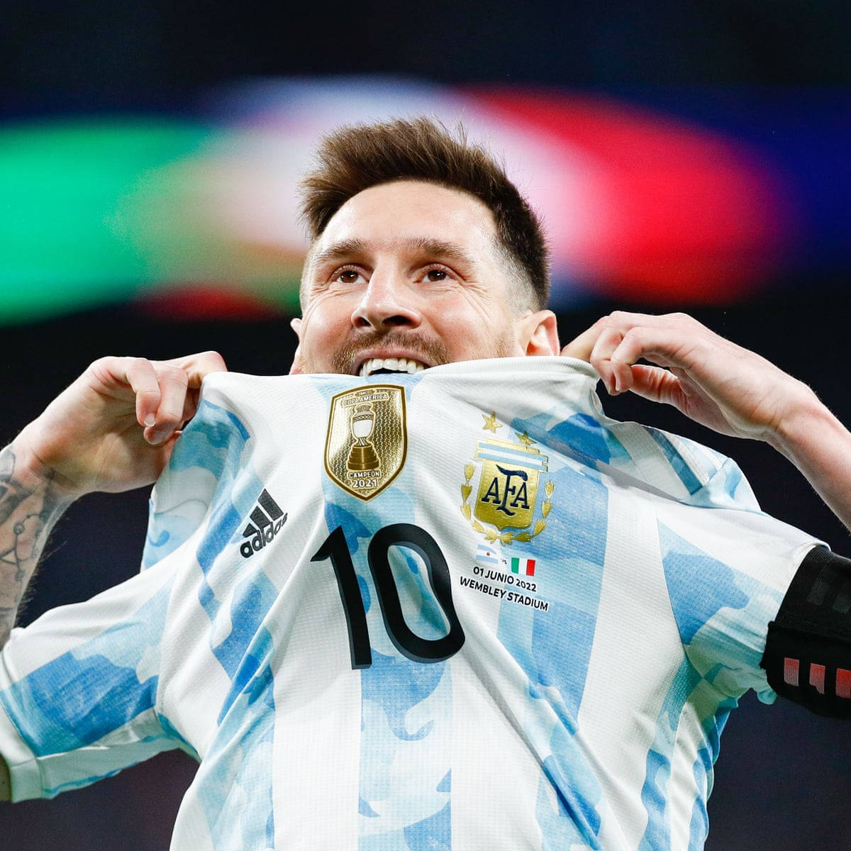 Download Argentina National Football Team Leo Messi Wallpaper | Wallpapers .com