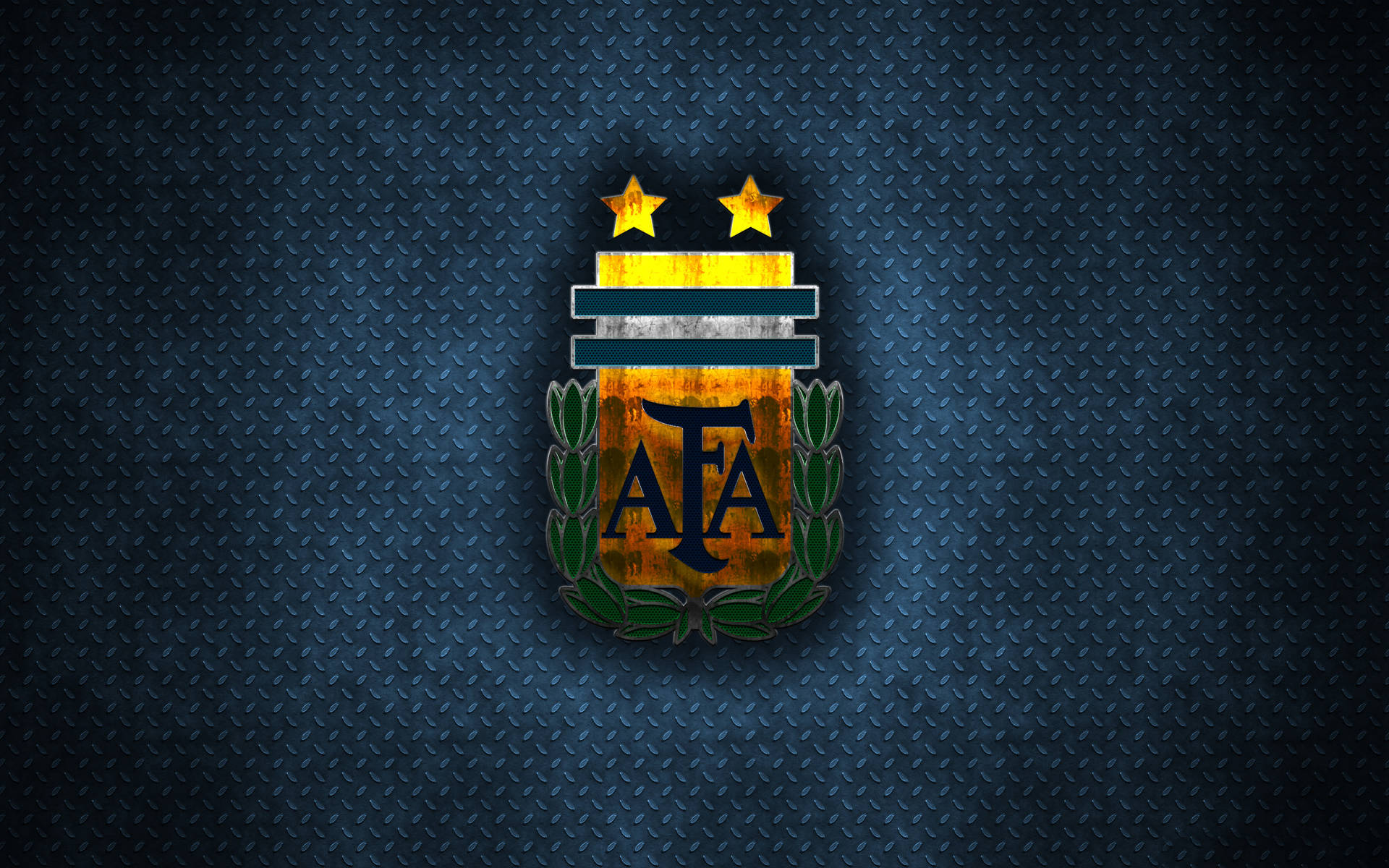 Argentina National Football Team Metallic Crest