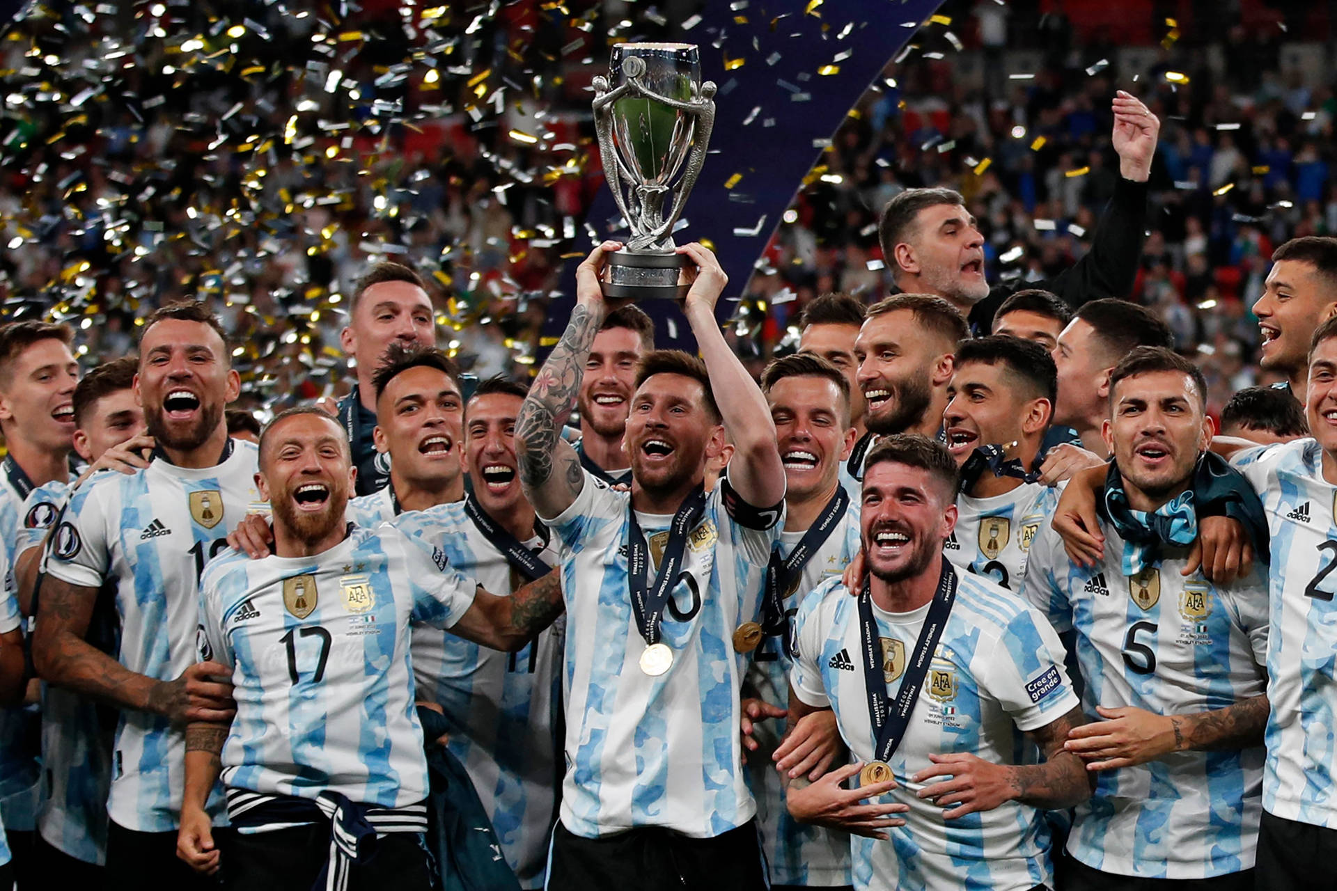 Download Argentina National Football Team Qualify World Cup Wallpaper |  