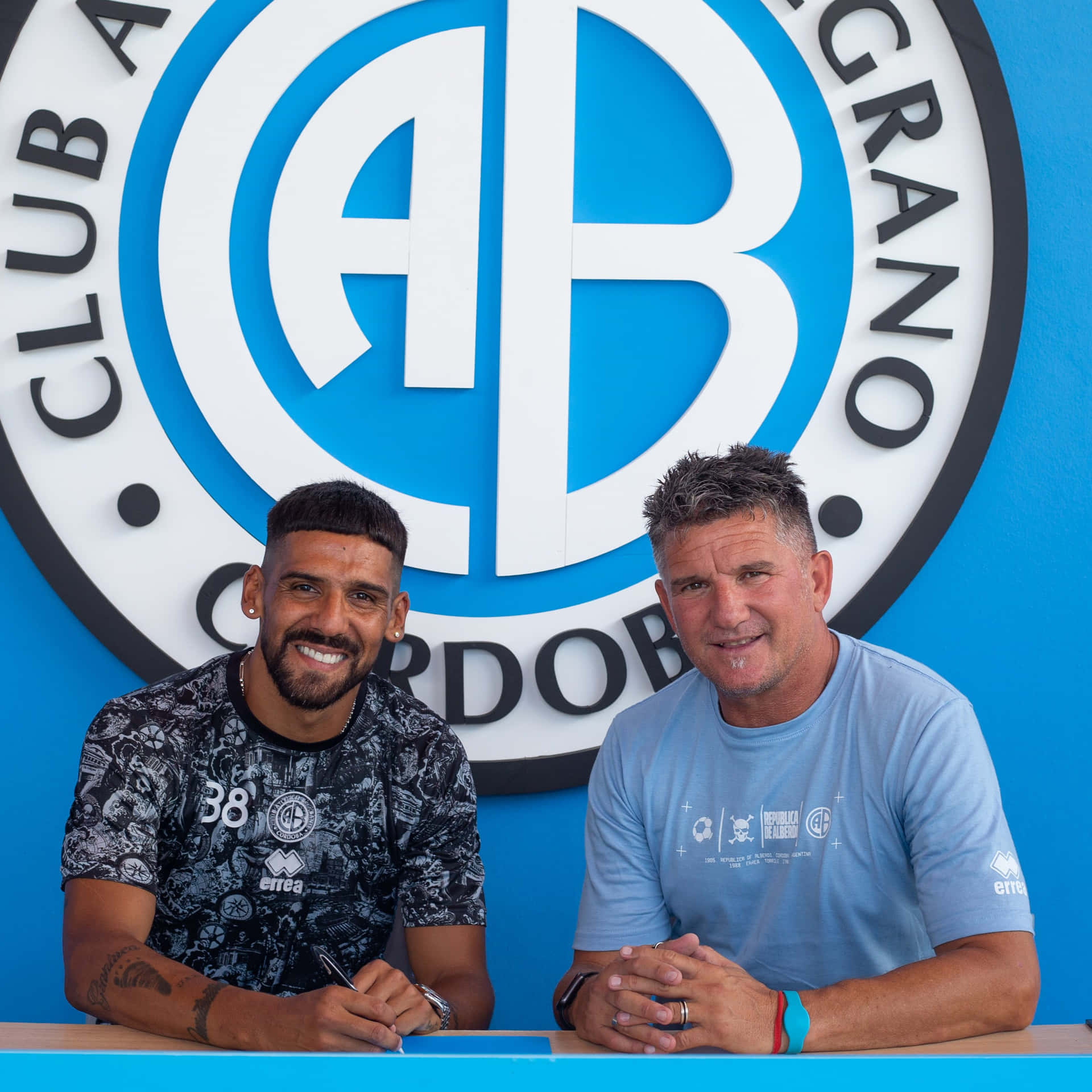 Argentine Footballer Franco Jara Club Atlético Belgrano Signing Background