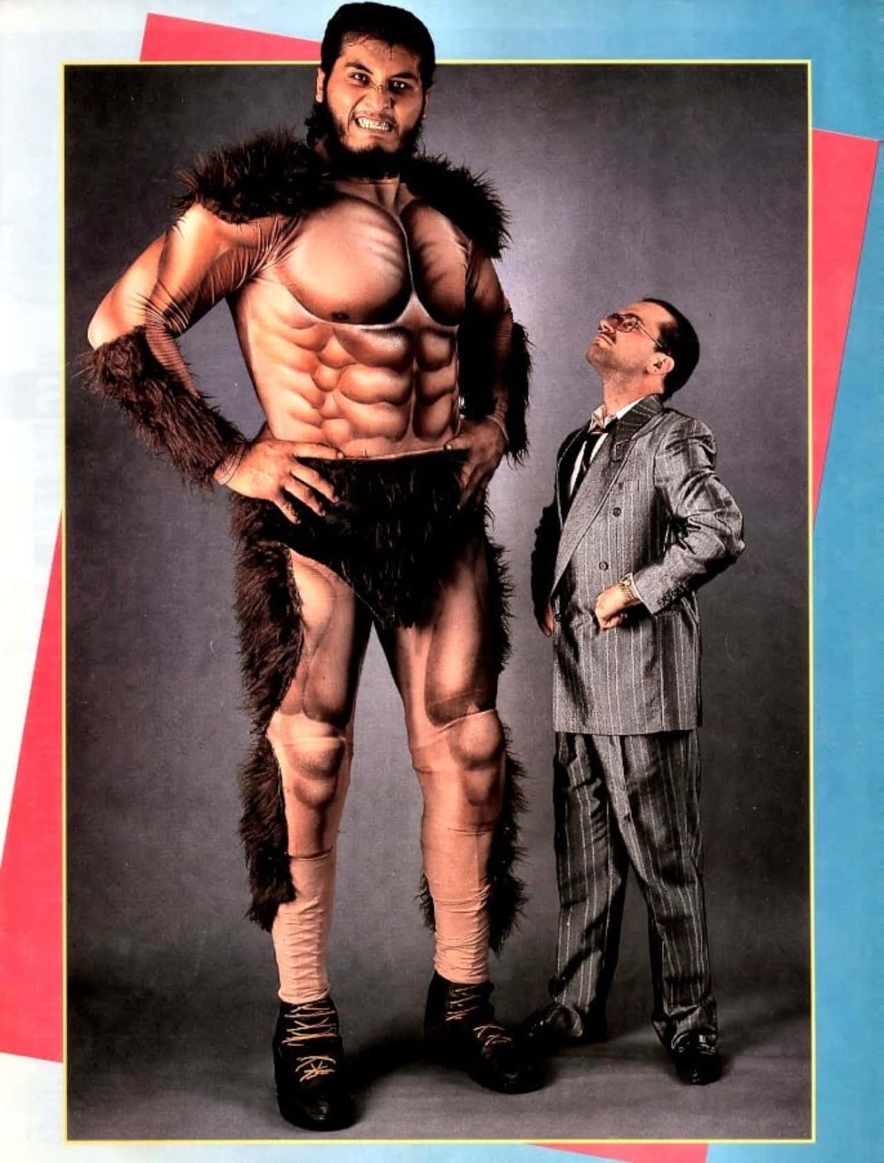 Argentine Wrestler Giant Gonzalez With Harvey Whippleman Background